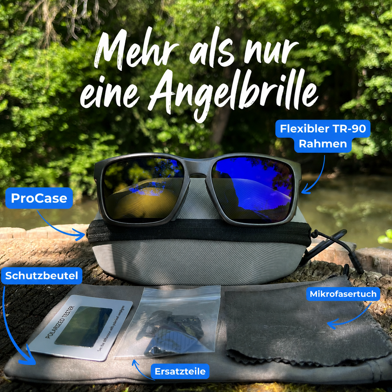 ClearCatch™ Premium Angelbrille